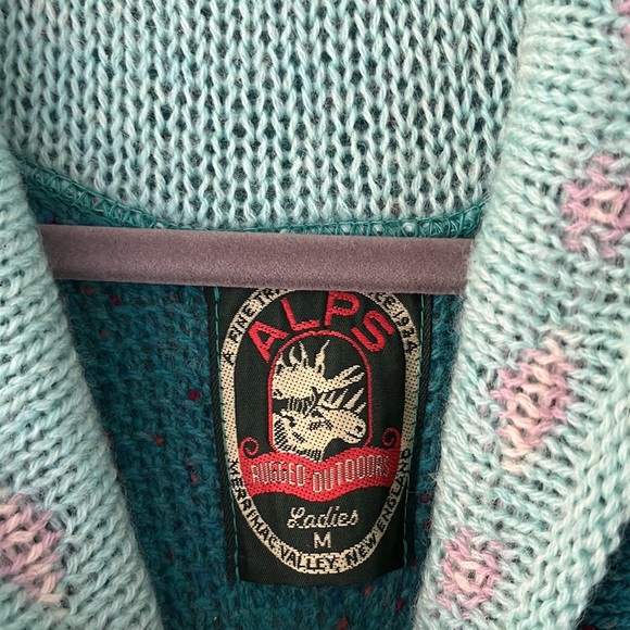 ALPS Rugged Outdoors Ladies Vintages Knit Sweater Made in New England - Picture 3 of 8